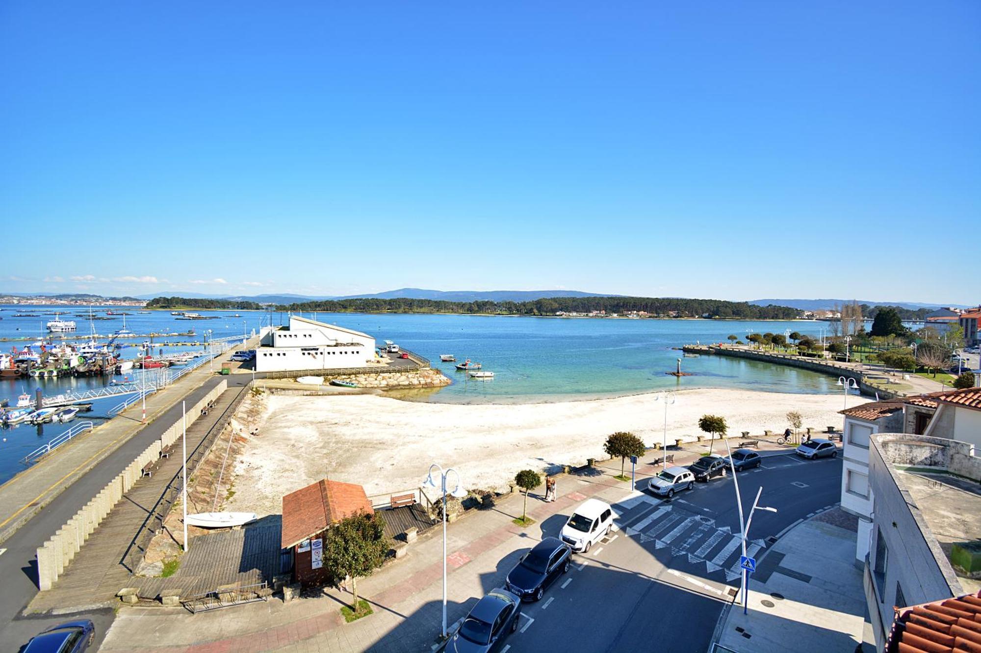 Apartamento Con Terraza Frente Al Mar En オ・グローベ エクステリア 写真